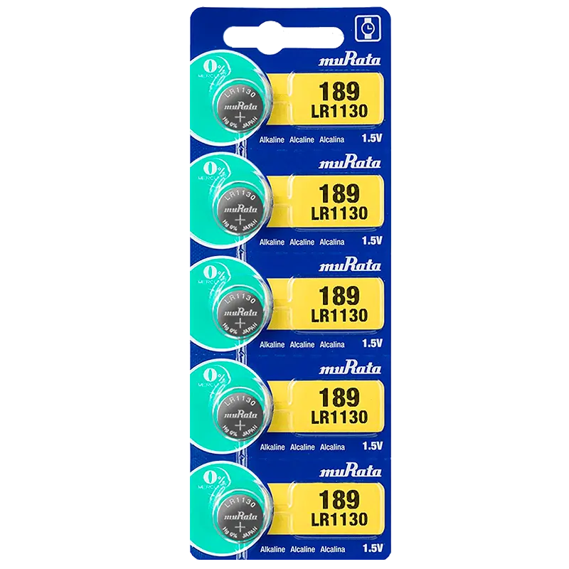 Tira de pila 389/LR1130/189 Murata