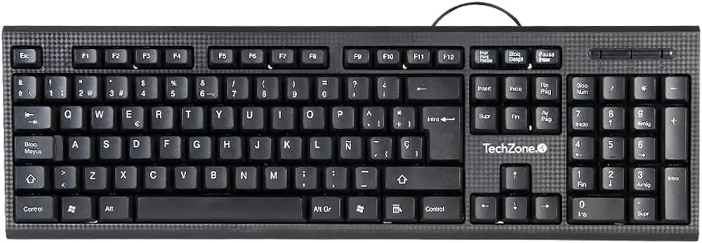 Teclado TechZone TZACTCA04 Alambrico KB1048