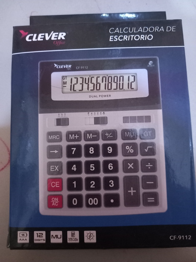 Calculadora de escritorio mediana CF9112