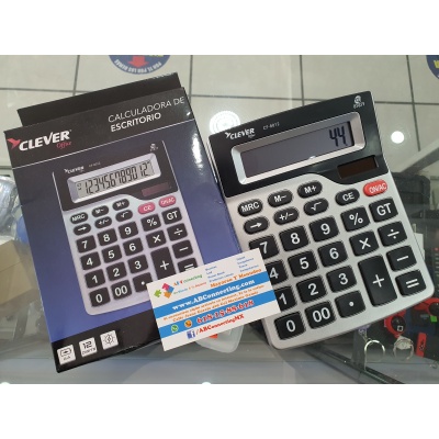 Calculadora escritorio 12 Dig Clever CF8012