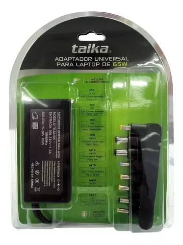 Adaptador universal para Laptop 65W Taika