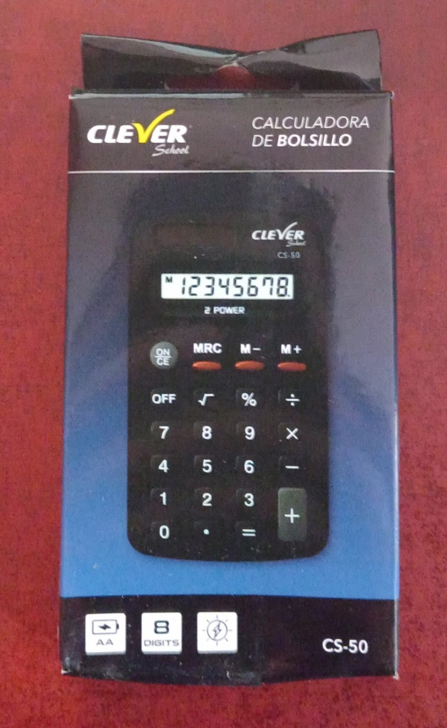 Calculadora Bolsillo Clever CS-50