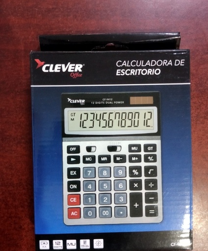 Calculadora Escritorio CF9412 Clever 12 Dig