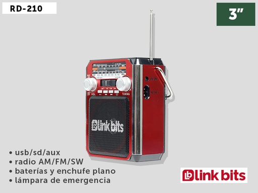 Bocina Radio RD-210 Link Bits