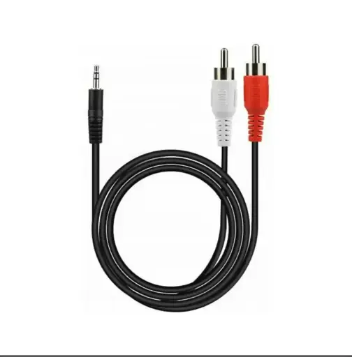 [191] Cable 2 a 1 Auxiliar a RCA