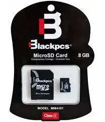 [446] Micro SD 8 Black PC con adaptador
