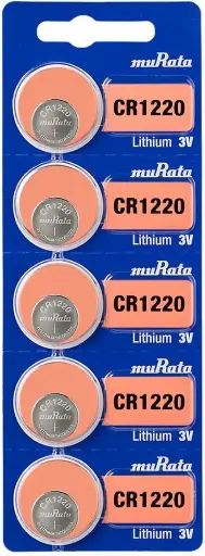 [944] Tira de Pila CR1220 C/5 Murata 3V LITIO