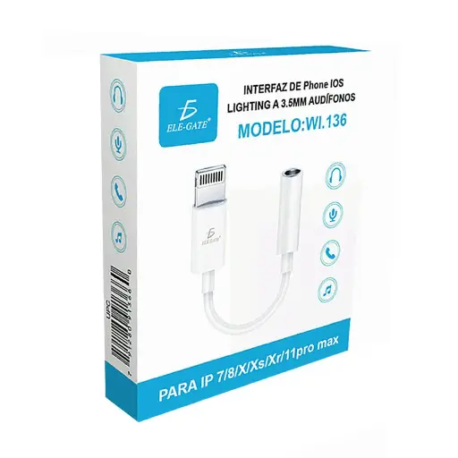 [1161] Auxiliar Iphone WI.136 Elegate