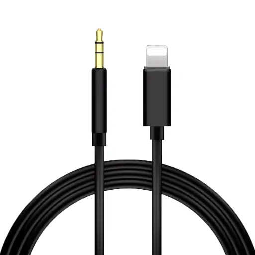 [1355] Adaptador Lightning con cable auxiliar 3.5mm