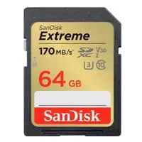 [1405] Tarjeta SD 64G Sandisk Extreme 4K Clase 10