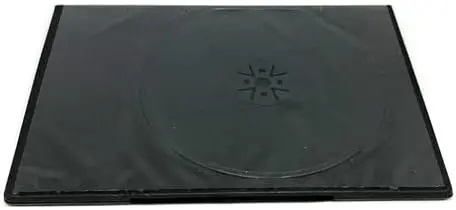 [1486] Estuche DVD 14mm Negro Gordo