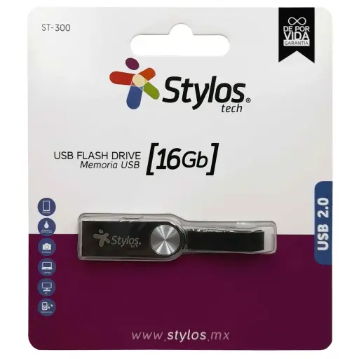 [1499] Memoria USB 16gb Stylos ST300