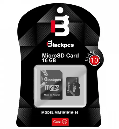 [1505] Micro SD 16 Black PC con Adaptador