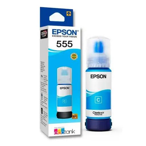 Tinta Epson T555 Cian, 70ml