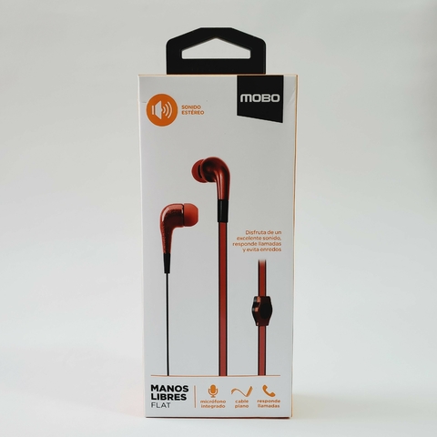 Audifonos Manos Libres Flat Mobo