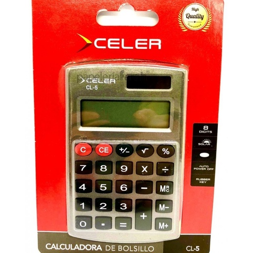 Calculadora bolsillo CL-5 Celer