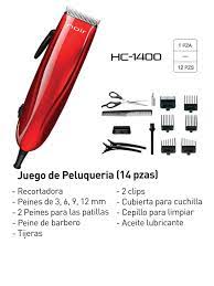 Jgo peluquería 14pzas NOIR HC1400
