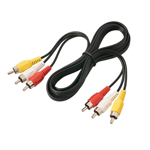 CABLE DVD RCA/ RCA MITZU 11-1056 3 PLUGS 1.8 M
