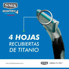 Rastrillos Schick Quattro Titanium c/10