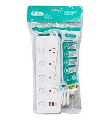 Multicontacto MULTI-13 4 Enchufes 2 Puertos Usb 1 Entrada Tipo C